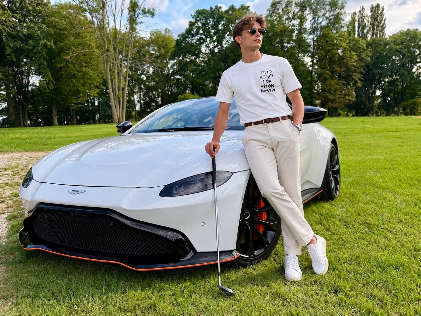 T-Shirt - Need Money For Aston Martin - obrazek 5