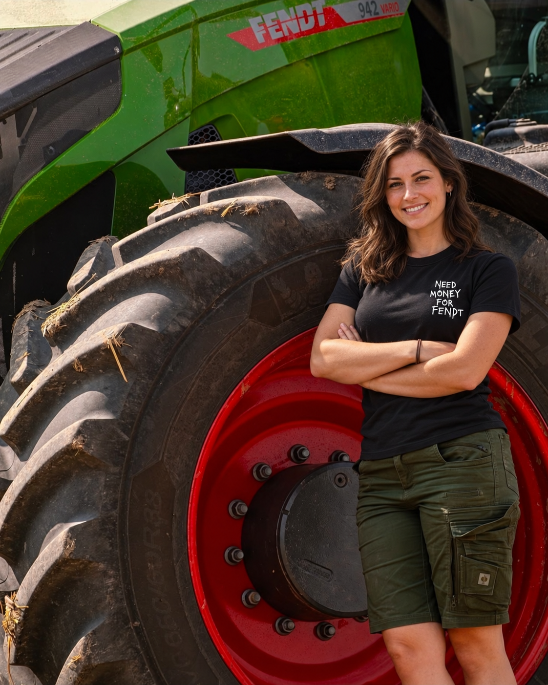 T-Shirt - Need Money For Fendt - obrazek 5
