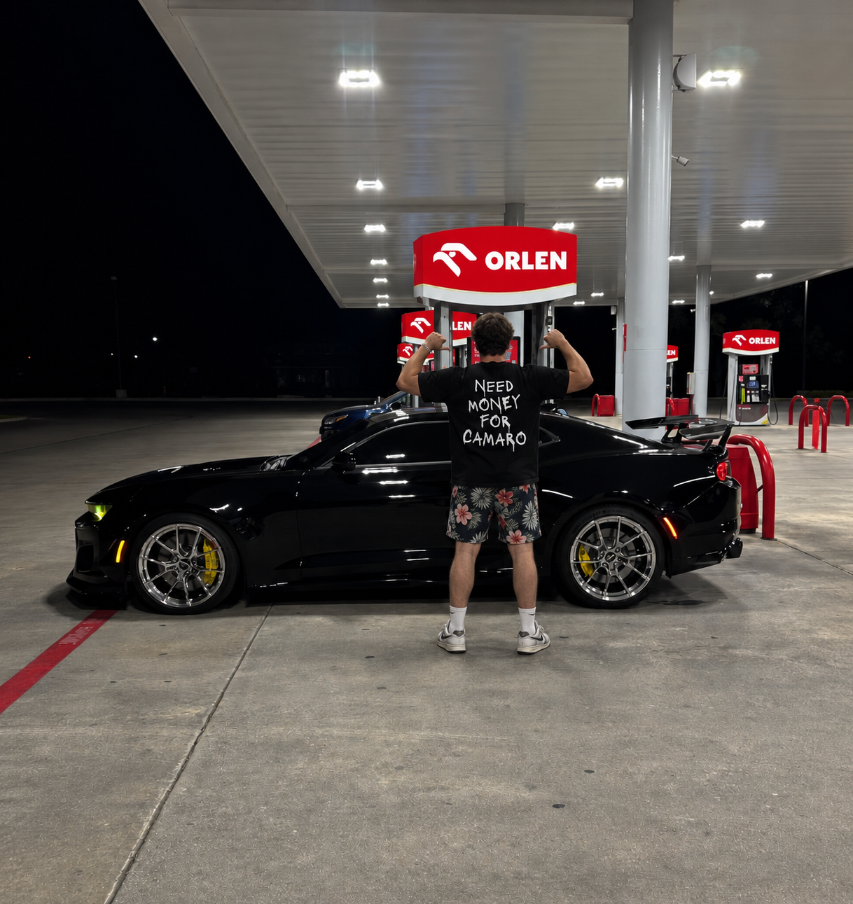 T-Shirt - Need Money For Camaro - obrazek 5